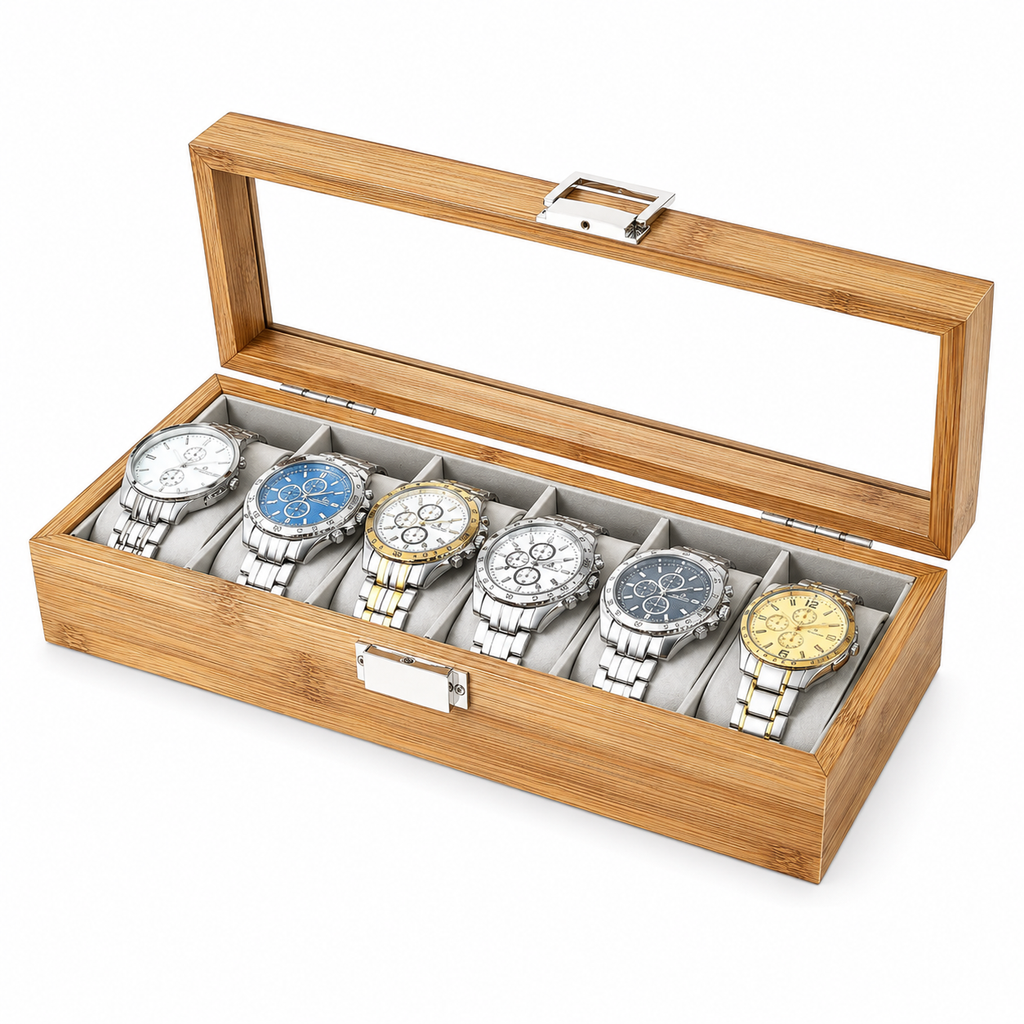 Boîte à Montres | Bambou Série 6