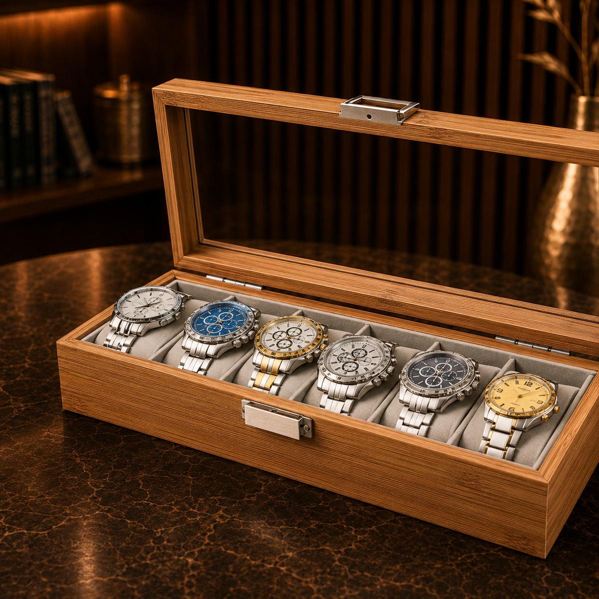 Boîte à Montres | Bambou Série 6