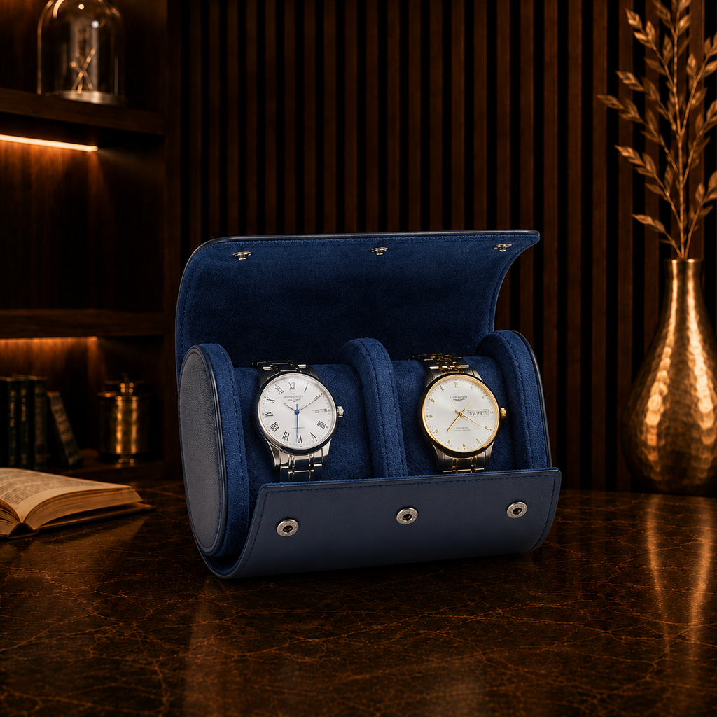 Étui à Montres Valmont | Bleu Marine Série 2