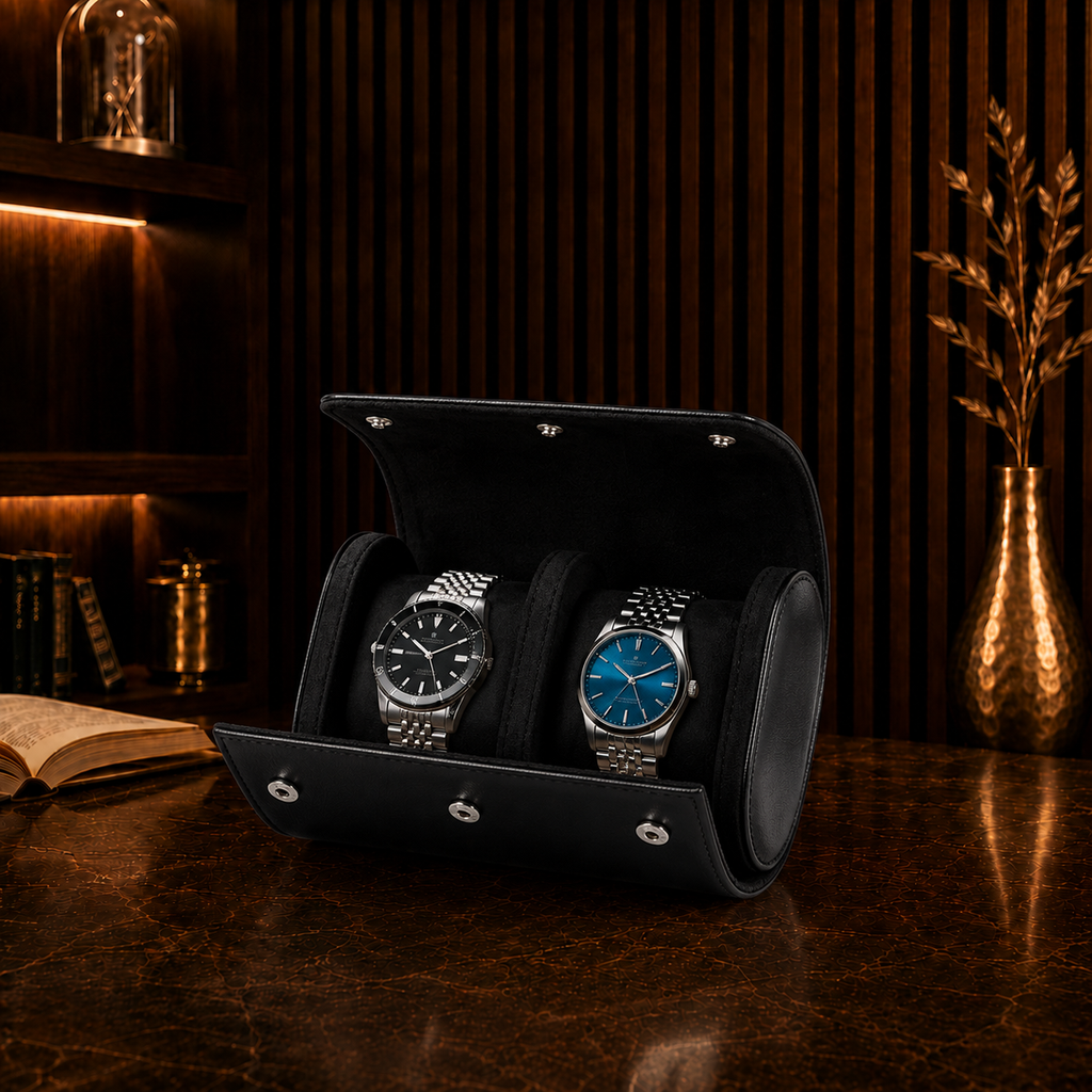 Étui à Montres Valmont | Noir Série 2