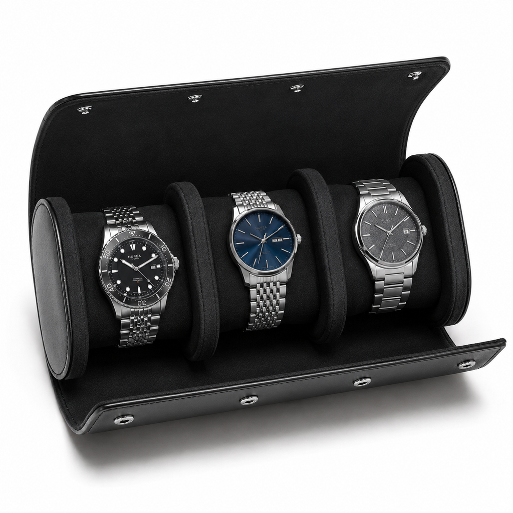 Étui à Montres Valmont | Noir Série 3