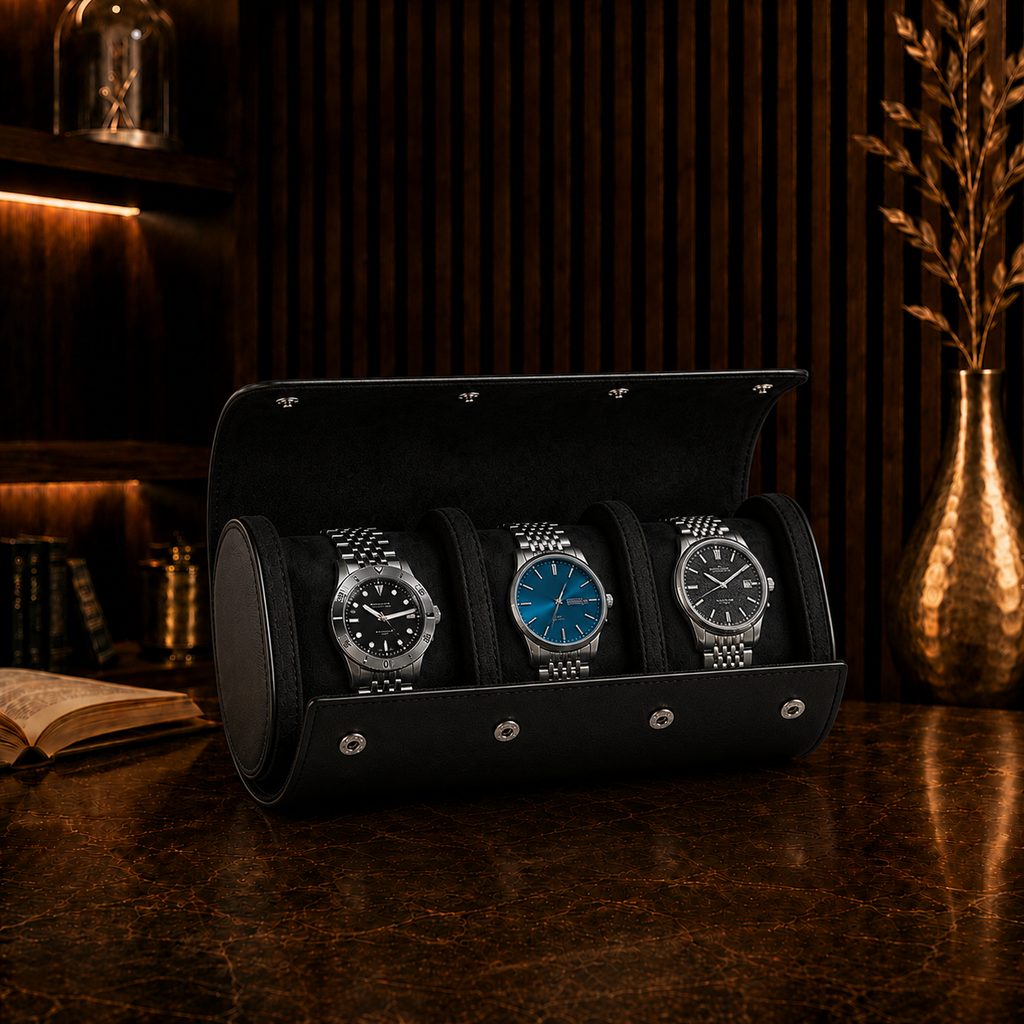 Étui à Montres Valmont | Noir Série 3