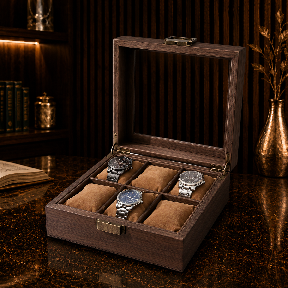 Boîte à Montres Héritage | Bois Série 6