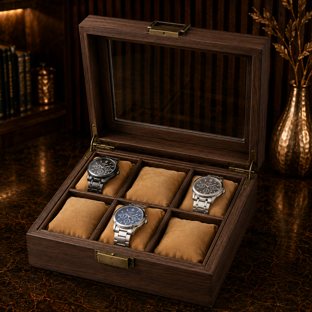 Boîte à Montres Héritage | Bois Série 6