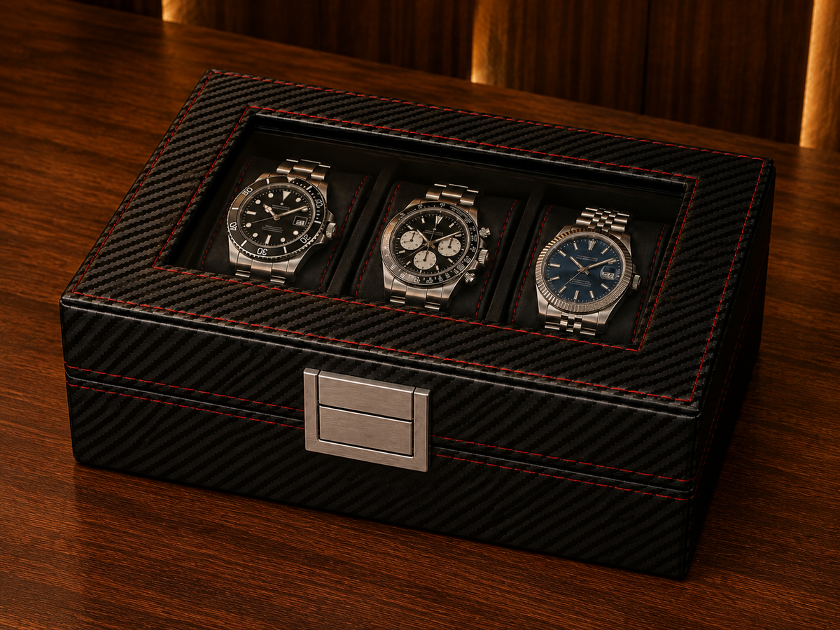 Boîte à Montres Rivoli | Carbone Série 3