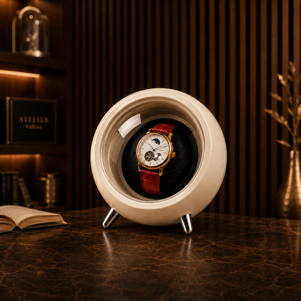 Remontoir Montre Automatique Équinoxe | Blanc Série 1