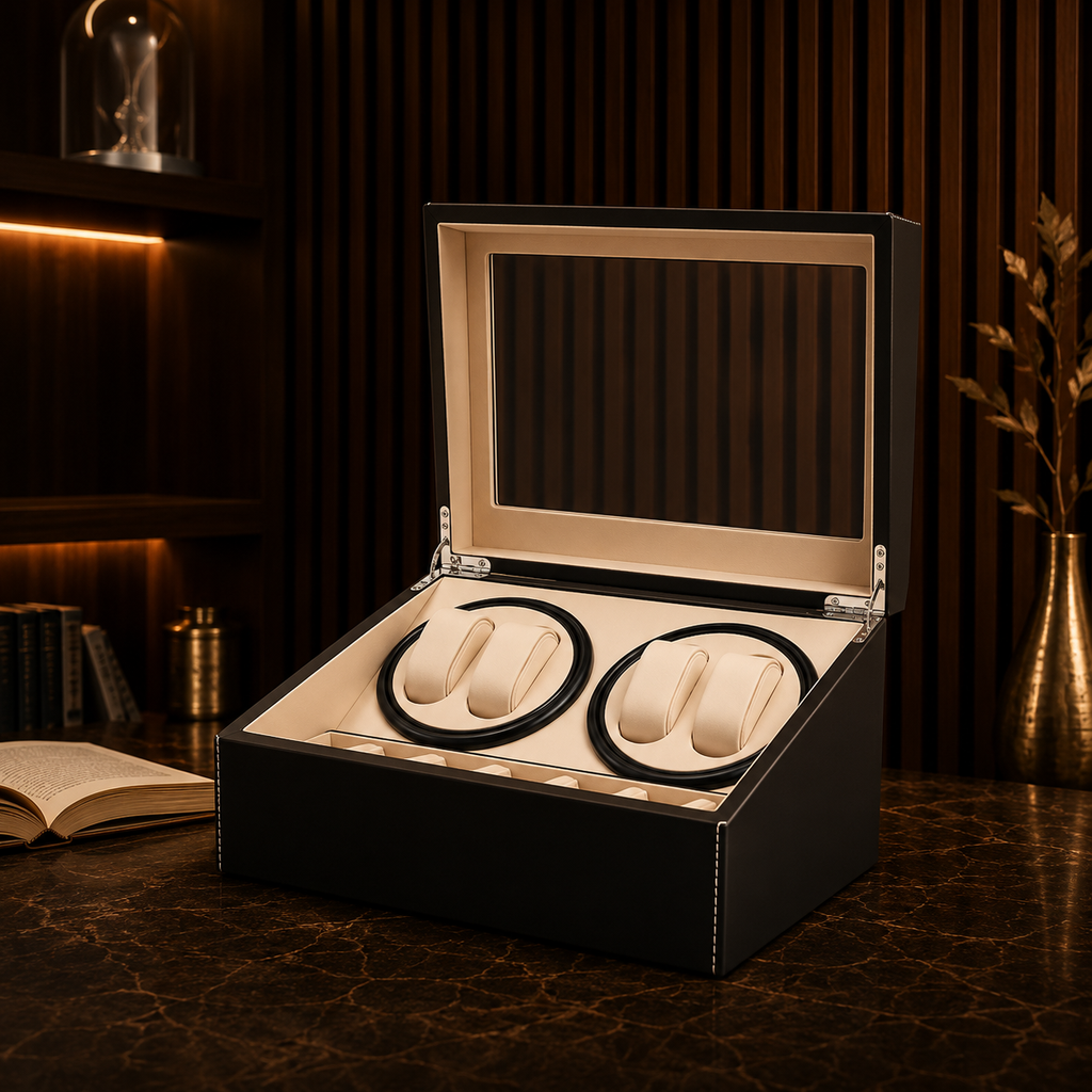 Remontoir Montre Automatique Prestige | Noir