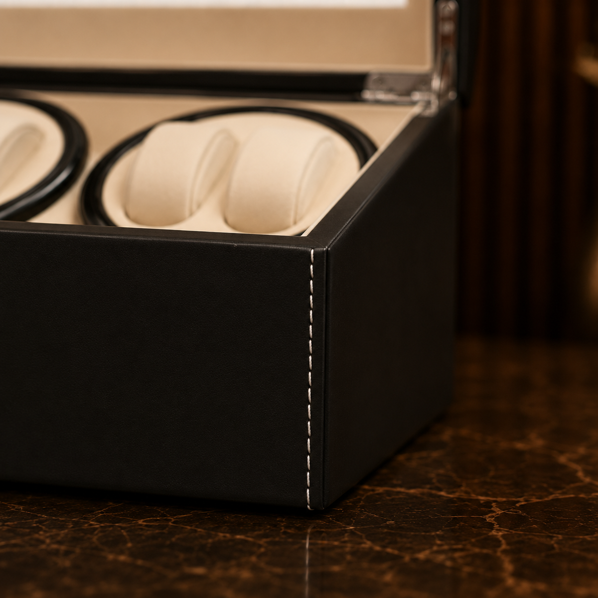 Remontoir Montre Automatique Prestige | Noir