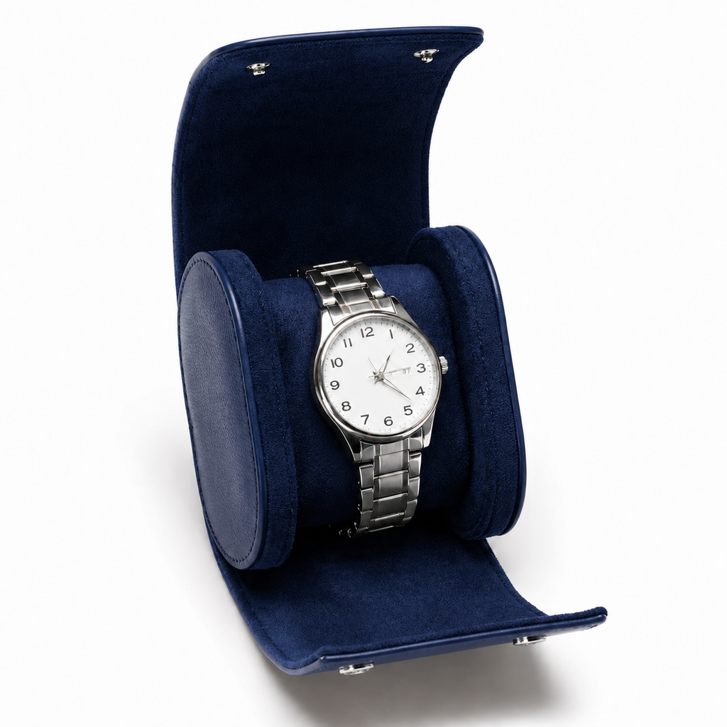 Étui à Montre Valmont | Bleu Marine Série 1