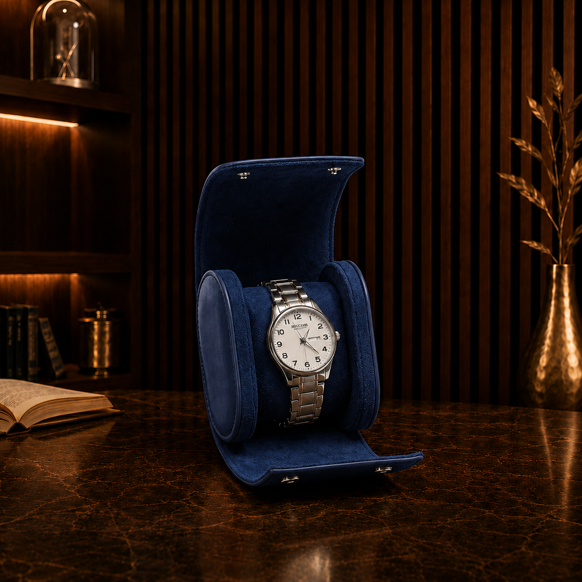 Étui à Montre Valmont | Bleu Marine Série 1